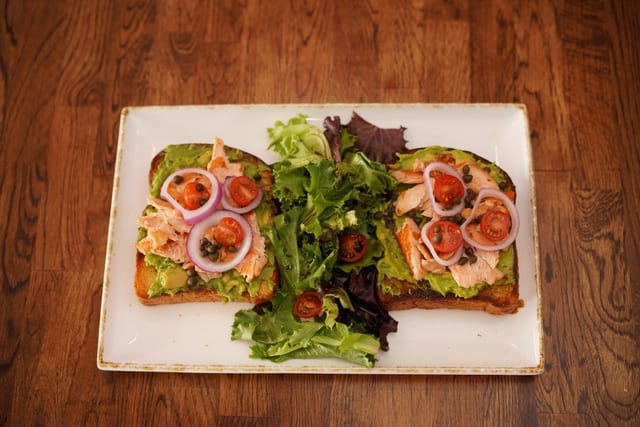 Salmon Toast.
