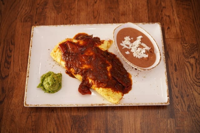 Chile Relleno Omelette.