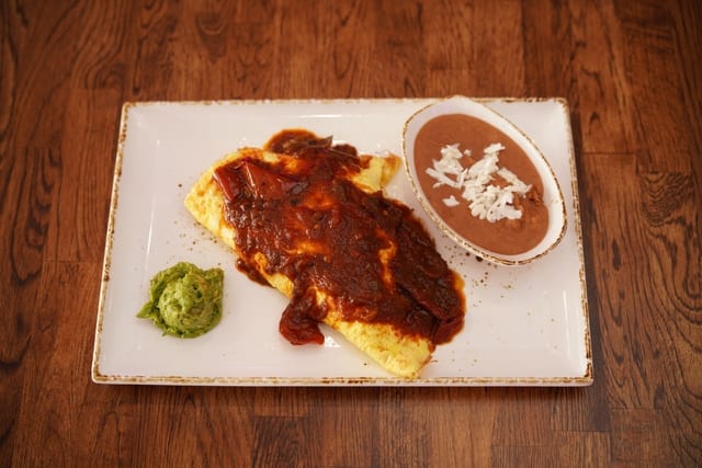 Soy Chorizo with "Just Egg".