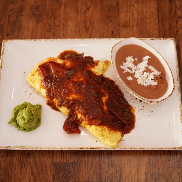 Vegan omelette.